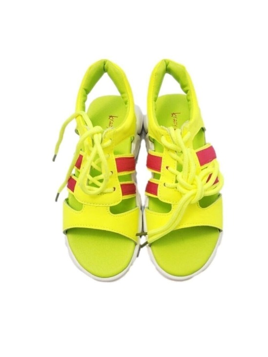 Krazy Kicks Other - Krazy Kicks Lace up Sandals Size 2